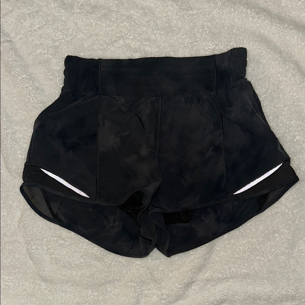 Lululemon Athletica Black Athletic Shorts Lightweight Moisture-Wicking